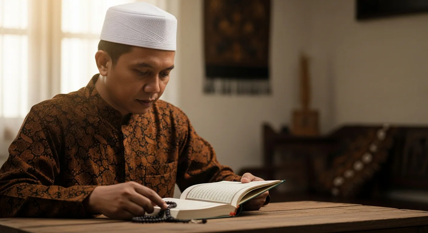 Anak belajar Iqro dan huruf hijaiyah menggunakan aplikasi digital dengan pendampingan orang tua