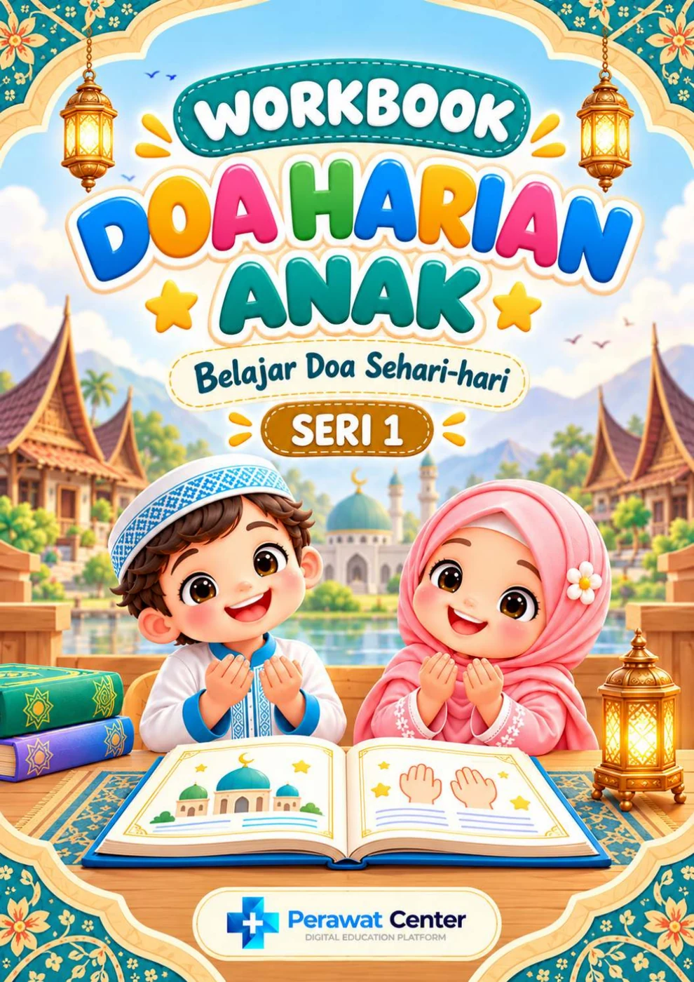 Sampul Workbook Doa Harian Anak: Seri 1
