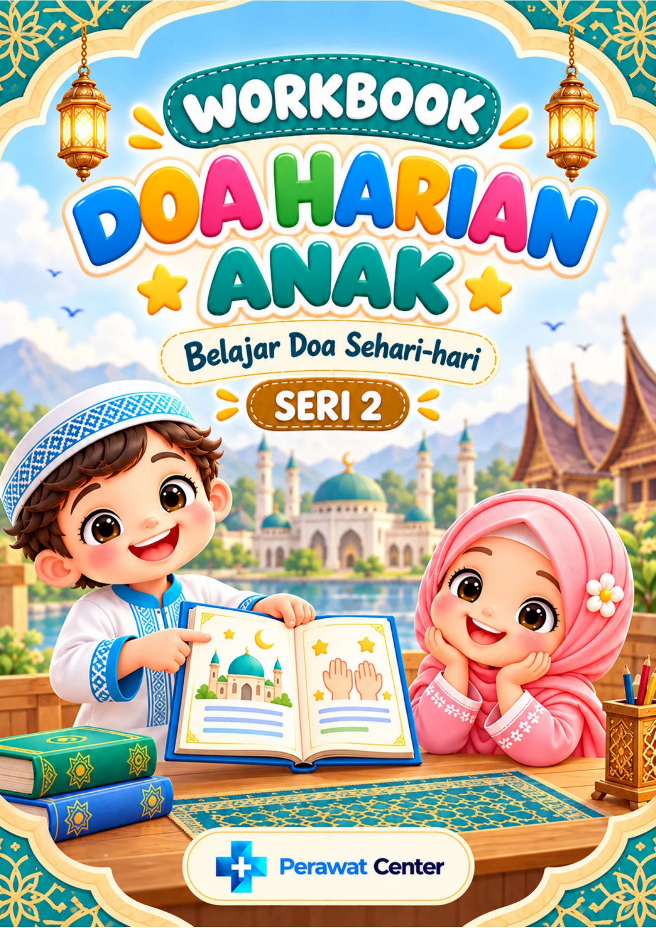 Sampul Workbook Doa Harian Anak: Seri 2